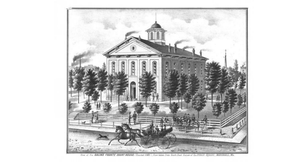 Palacio de Justicia del Condado de Saline 1865 1881